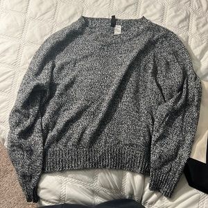 gray sweater